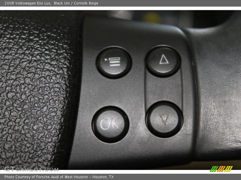 Black Uni / Cornsilk Beige 2008 Volkswagen Eos Lux