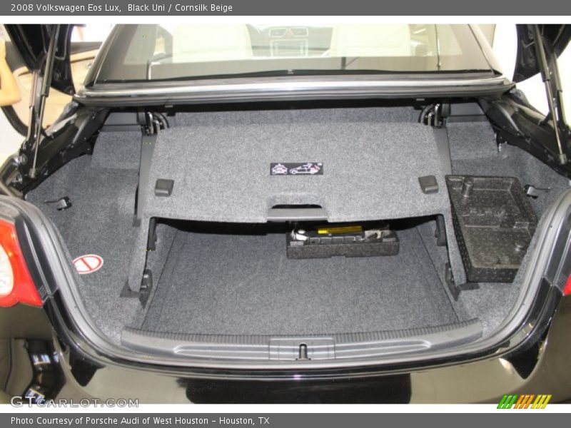 Black Uni / Cornsilk Beige 2008 Volkswagen Eos Lux