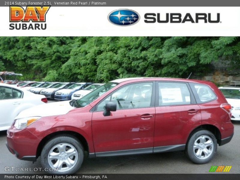 Venetian Red Pearl / Platinum 2014 Subaru Forester 2.5i