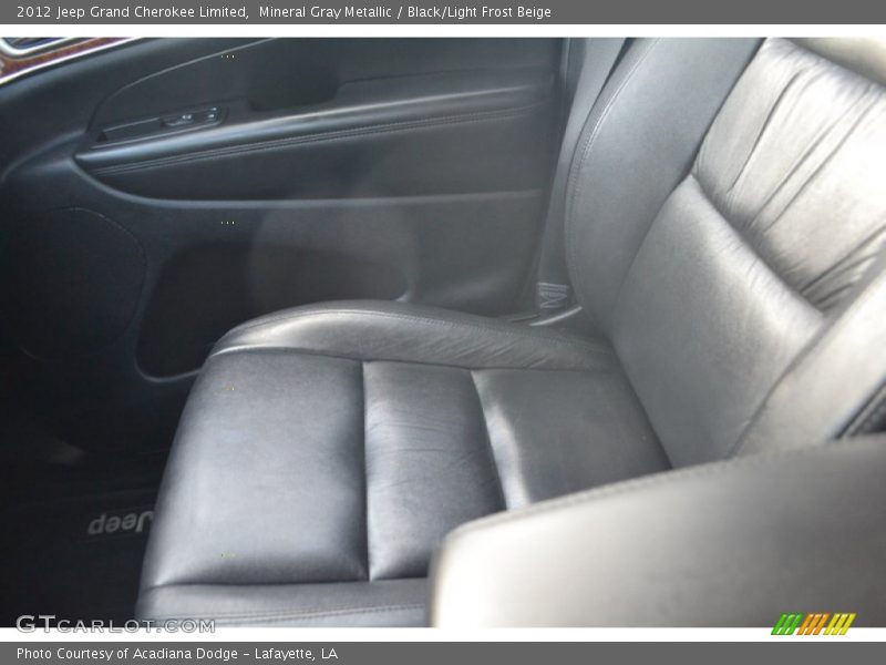 Mineral Gray Metallic / Black/Light Frost Beige 2012 Jeep Grand Cherokee Limited