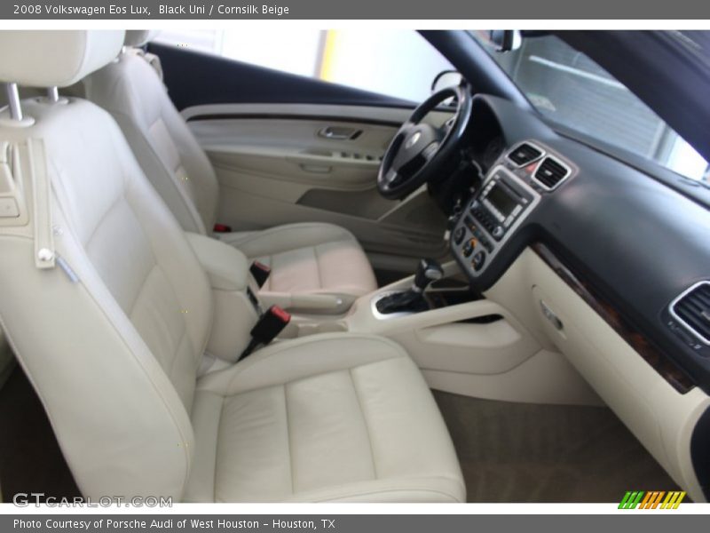 Black Uni / Cornsilk Beige 2008 Volkswagen Eos Lux