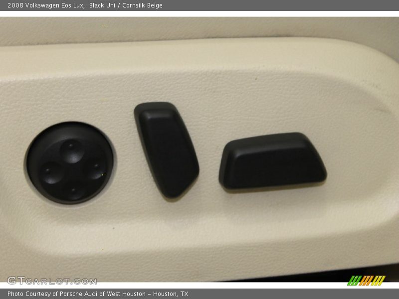 Black Uni / Cornsilk Beige 2008 Volkswagen Eos Lux