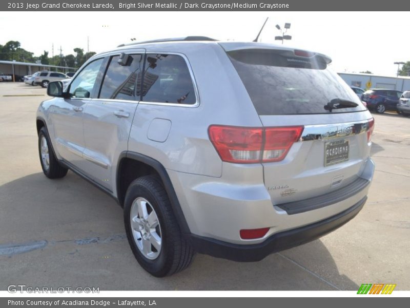 Bright Silver Metallic / Dark Graystone/Medium Graystone 2013 Jeep Grand Cherokee Laredo