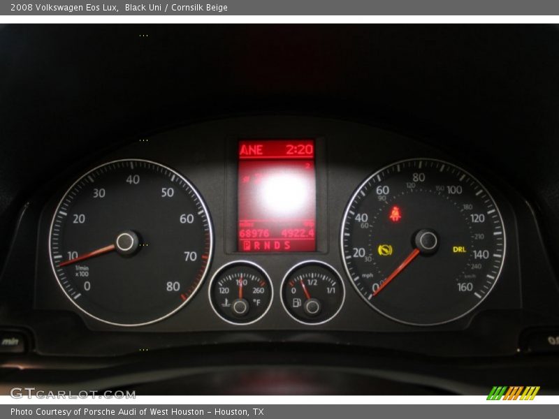 Black Uni / Cornsilk Beige 2008 Volkswagen Eos Lux