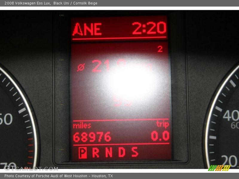 Black Uni / Cornsilk Beige 2008 Volkswagen Eos Lux