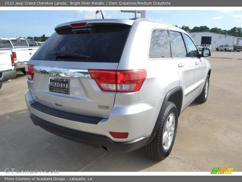 Bright Silver Metallic / Dark Graystone/Medium Graystone 2013 Jeep Grand Cherokee Laredo