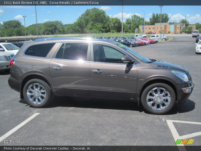 Cocoa Metallic / Cashmere/Cocoa 2011 Buick Enclave CXL AWD