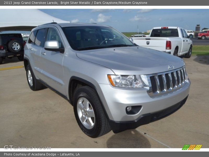 Bright Silver Metallic / Dark Graystone/Medium Graystone 2013 Jeep Grand Cherokee Laredo