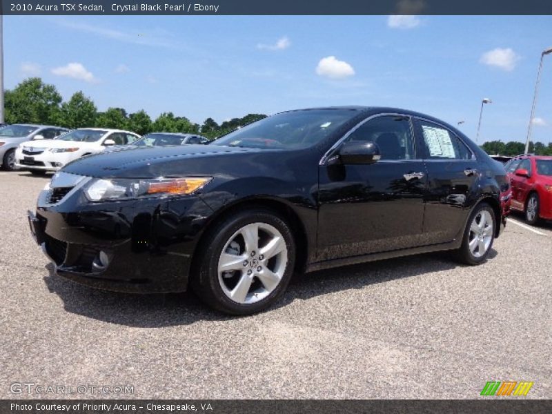 Crystal Black Pearl / Ebony 2010 Acura TSX Sedan