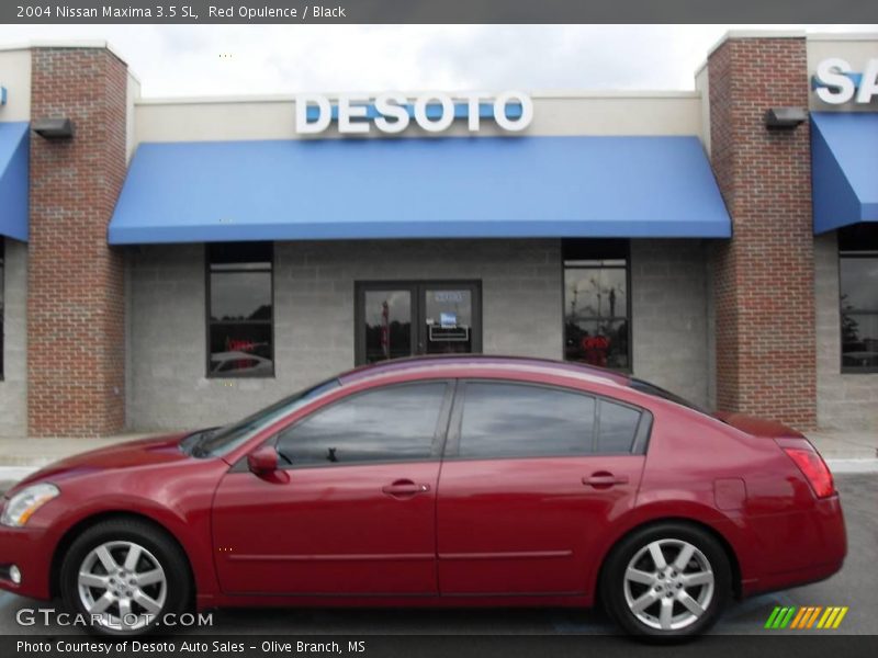 Red Opulence / Black 2004 Nissan Maxima 3.5 SL