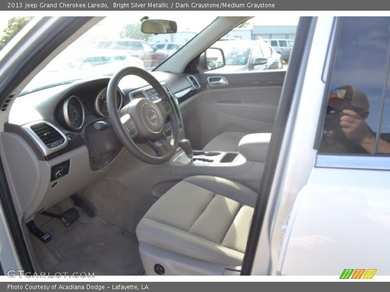 Bright Silver Metallic / Dark Graystone/Medium Graystone 2013 Jeep Grand Cherokee Laredo