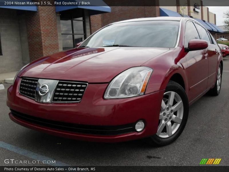 Red Opulence / Black 2004 Nissan Maxima 3.5 SL