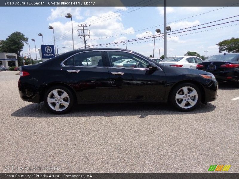 Crystal Black Pearl / Ebony 2010 Acura TSX Sedan