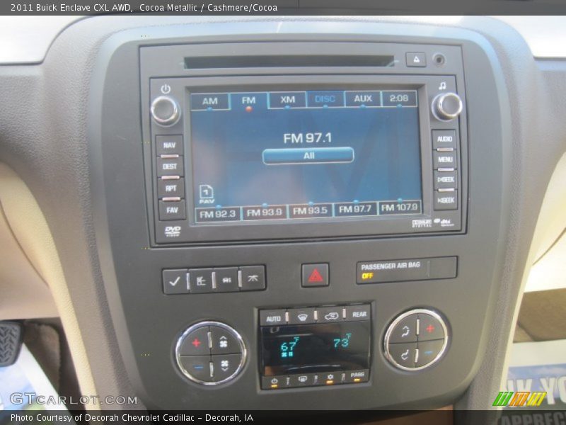 Cocoa Metallic / Cashmere/Cocoa 2011 Buick Enclave CXL AWD