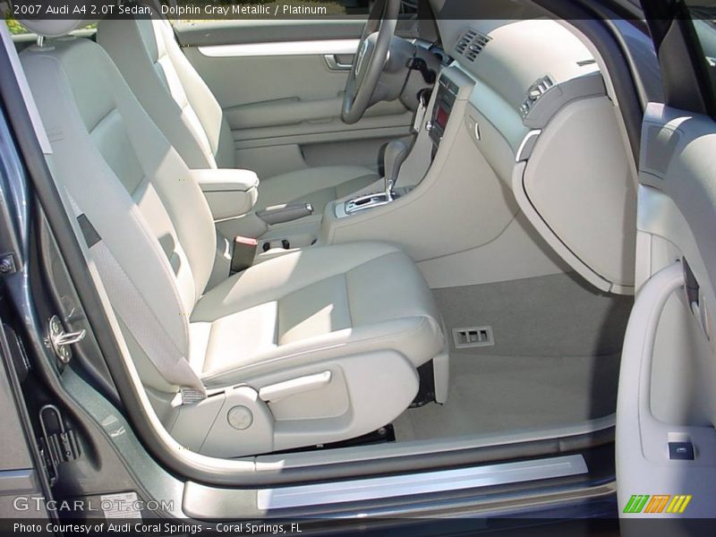 Dolphin Gray Metallic / Platinum 2007 Audi A4 2.0T Sedan