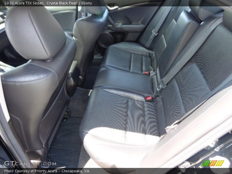 Crystal Black Pearl / Ebony 2010 Acura TSX Sedan