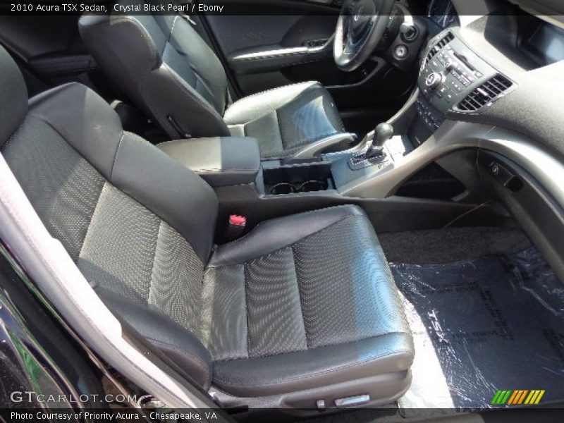 Crystal Black Pearl / Ebony 2010 Acura TSX Sedan