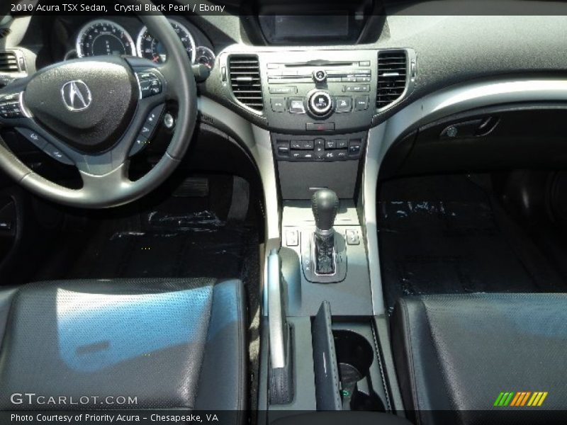Crystal Black Pearl / Ebony 2010 Acura TSX Sedan