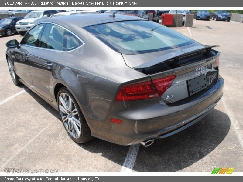 Dakota Gray Metallic / Titanium Gray 2013 Audi A7 3.0T quattro Prestige