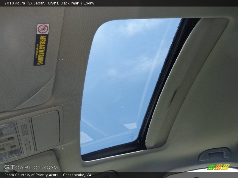 Crystal Black Pearl / Ebony 2010 Acura TSX Sedan