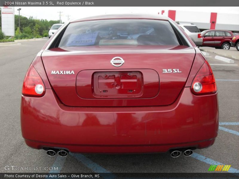 Red Opulence / Black 2004 Nissan Maxima 3.5 SL