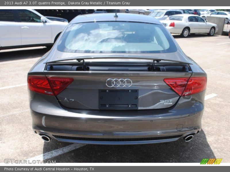 Dakota Gray Metallic / Titanium Gray 2013 Audi A7 3.0T quattro Prestige