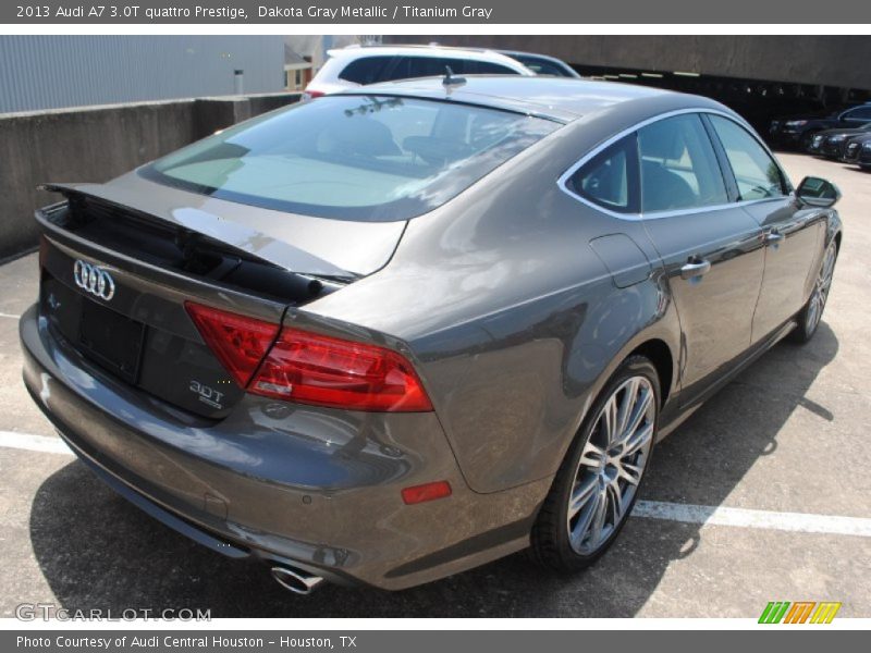 Dakota Gray Metallic / Titanium Gray 2013 Audi A7 3.0T quattro Prestige