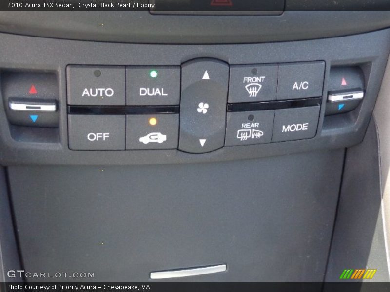 Crystal Black Pearl / Ebony 2010 Acura TSX Sedan