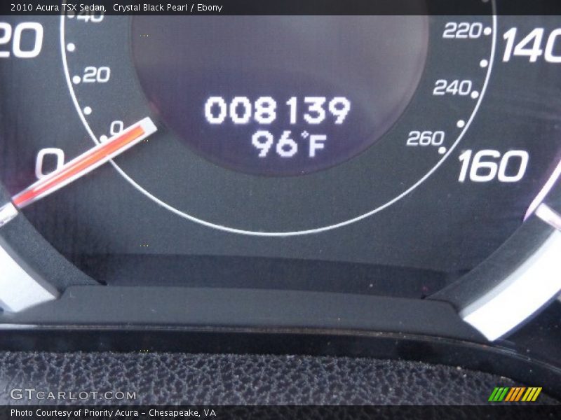 Crystal Black Pearl / Ebony 2010 Acura TSX Sedan