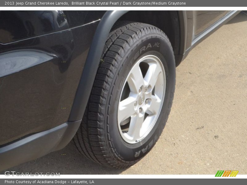 Brilliant Black Crystal Pearl / Dark Graystone/Medium Graystone 2013 Jeep Grand Cherokee Laredo