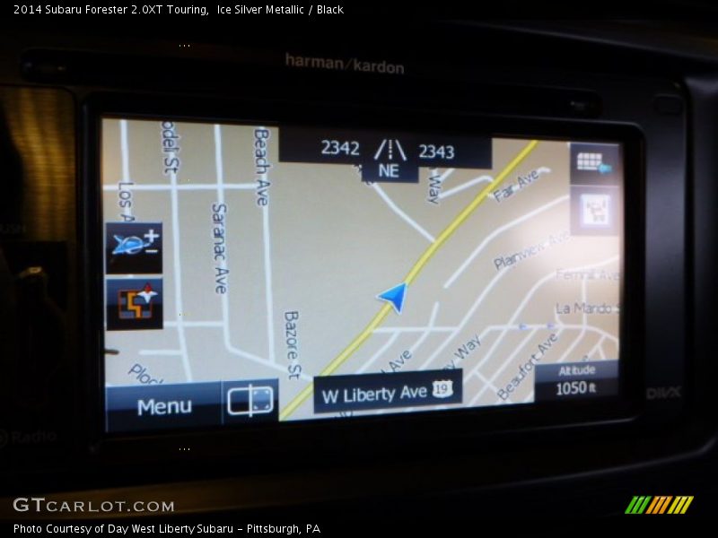 Ice Silver Metallic / Black 2014 Subaru Forester 2.0XT Touring
