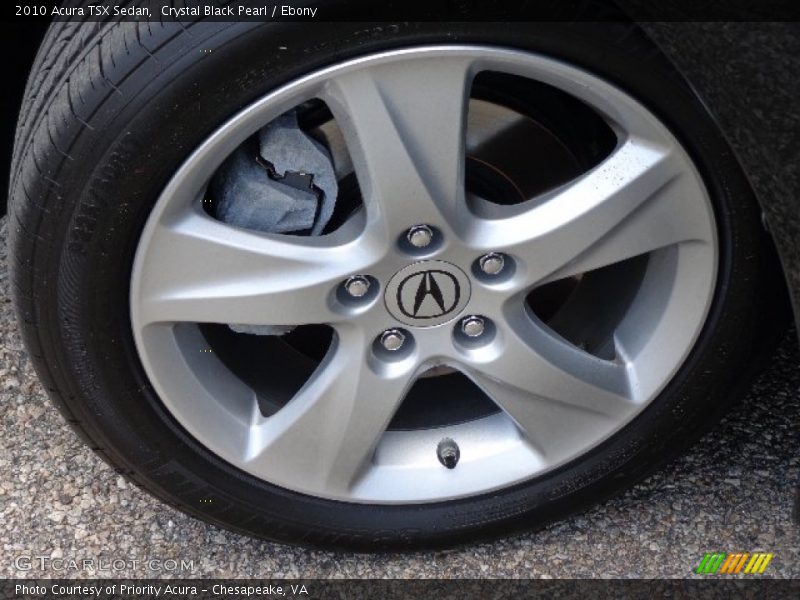 Crystal Black Pearl / Ebony 2010 Acura TSX Sedan