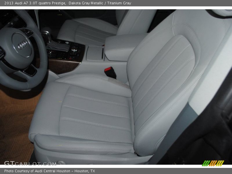 Dakota Gray Metallic / Titanium Gray 2013 Audi A7 3.0T quattro Prestige