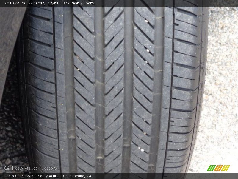 Crystal Black Pearl / Ebony 2010 Acura TSX Sedan