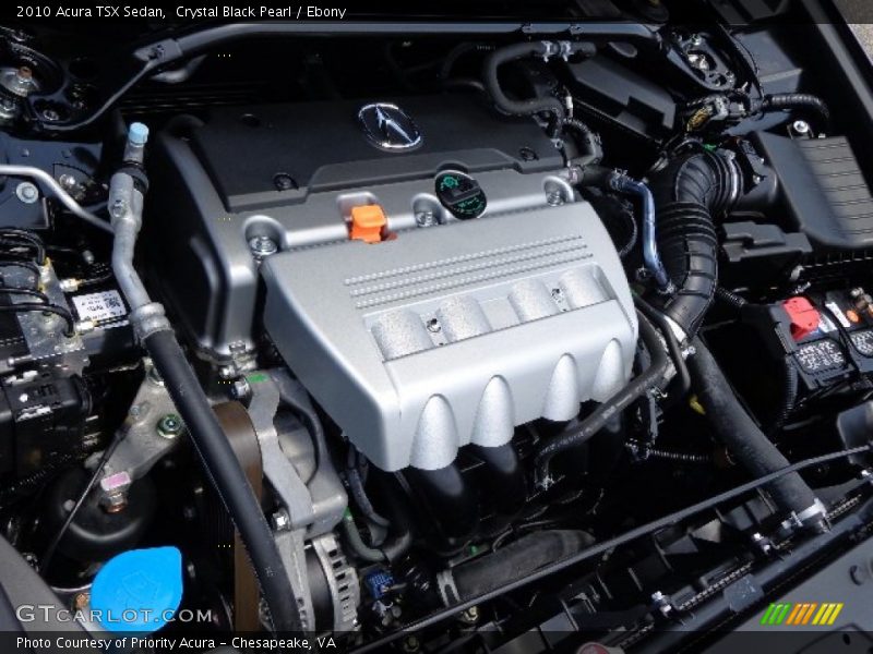 Crystal Black Pearl / Ebony 2010 Acura TSX Sedan