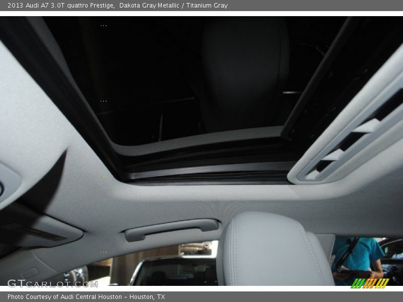 Dakota Gray Metallic / Titanium Gray 2013 Audi A7 3.0T quattro Prestige
