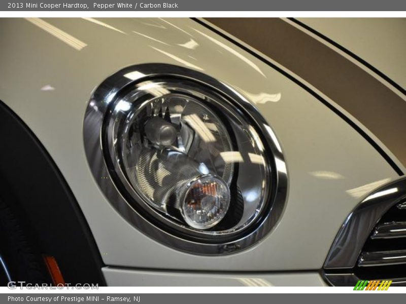 Pepper White / Carbon Black 2013 Mini Cooper Hardtop