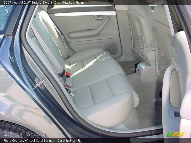 Dolphin Gray Metallic / Platinum 2007 Audi A4 2.0T Sedan