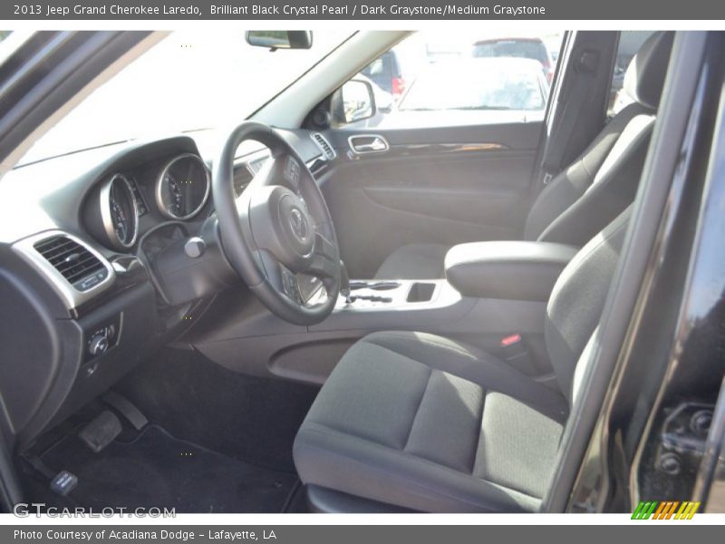 Brilliant Black Crystal Pearl / Dark Graystone/Medium Graystone 2013 Jeep Grand Cherokee Laredo