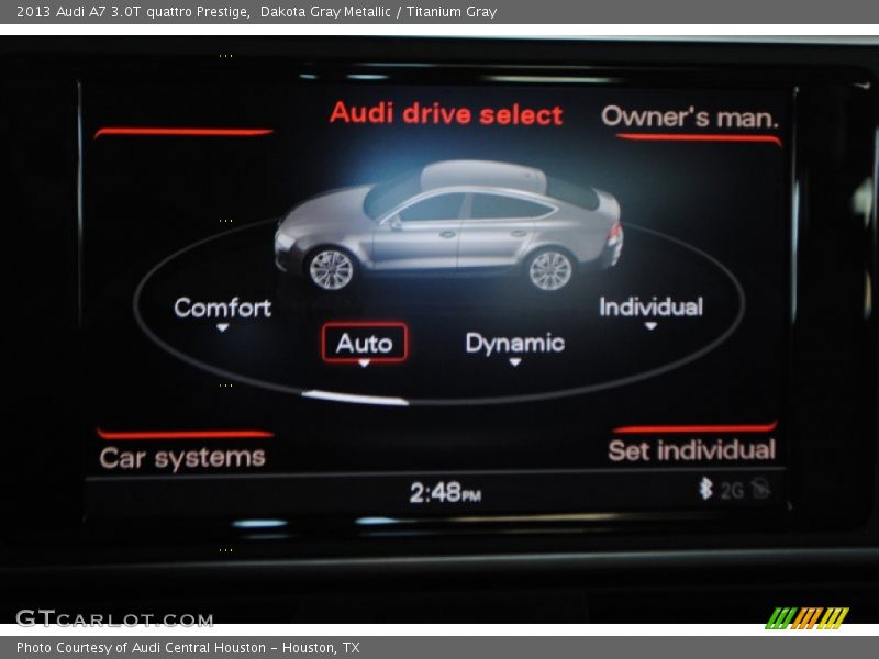 Dakota Gray Metallic / Titanium Gray 2013 Audi A7 3.0T quattro Prestige