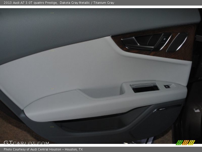 Dakota Gray Metallic / Titanium Gray 2013 Audi A7 3.0T quattro Prestige