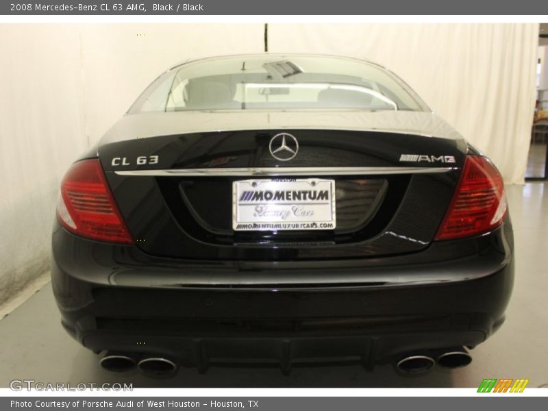 Black / Black 2008 Mercedes-Benz CL 63 AMG