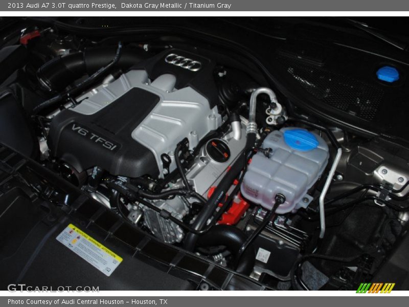Dakota Gray Metallic / Titanium Gray 2013 Audi A7 3.0T quattro Prestige