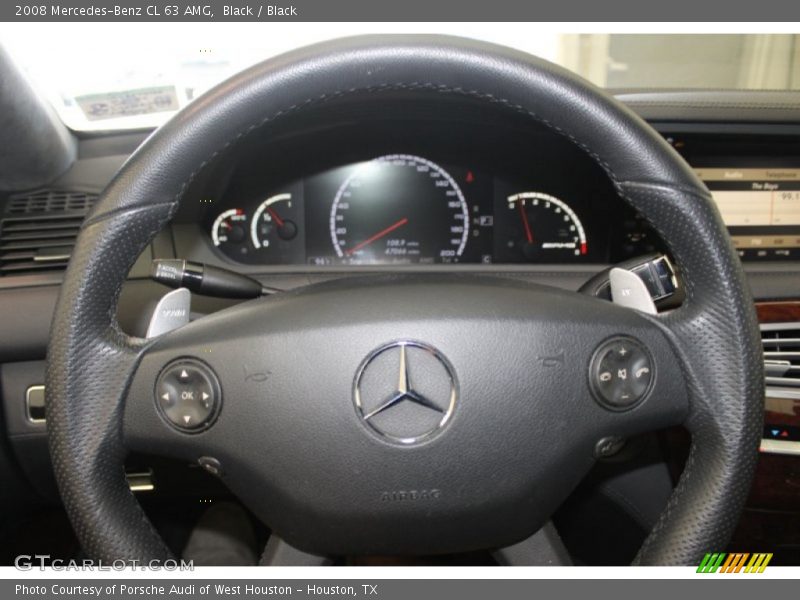 Black / Black 2008 Mercedes-Benz CL 63 AMG