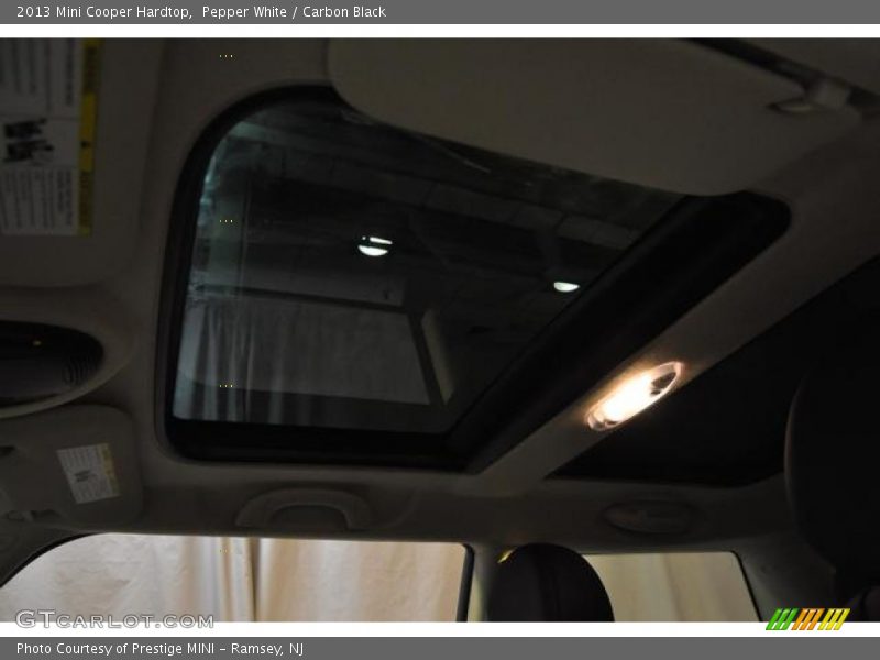 Pepper White / Carbon Black 2013 Mini Cooper Hardtop