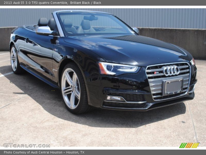 Brilliant Black / Black 2013 Audi S5 3.0 TFSI quattro Convertible