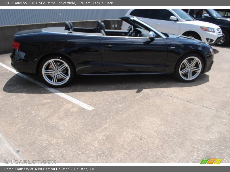 Brilliant Black / Black 2013 Audi S5 3.0 TFSI quattro Convertible