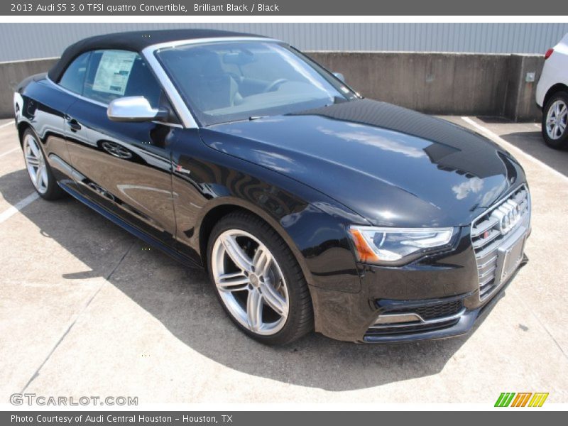 Brilliant Black / Black 2013 Audi S5 3.0 TFSI quattro Convertible