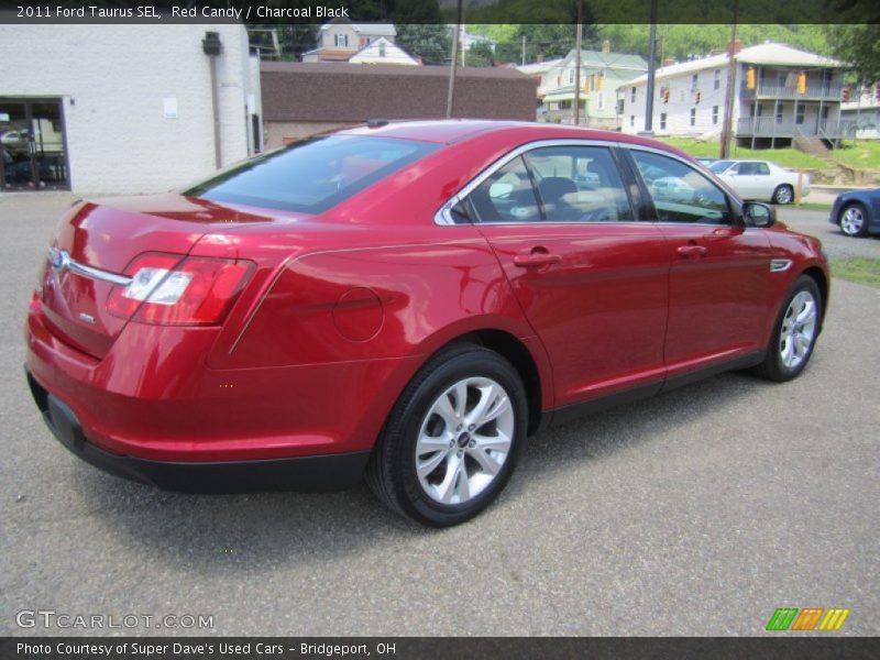 Red Candy / Charcoal Black 2011 Ford Taurus SEL