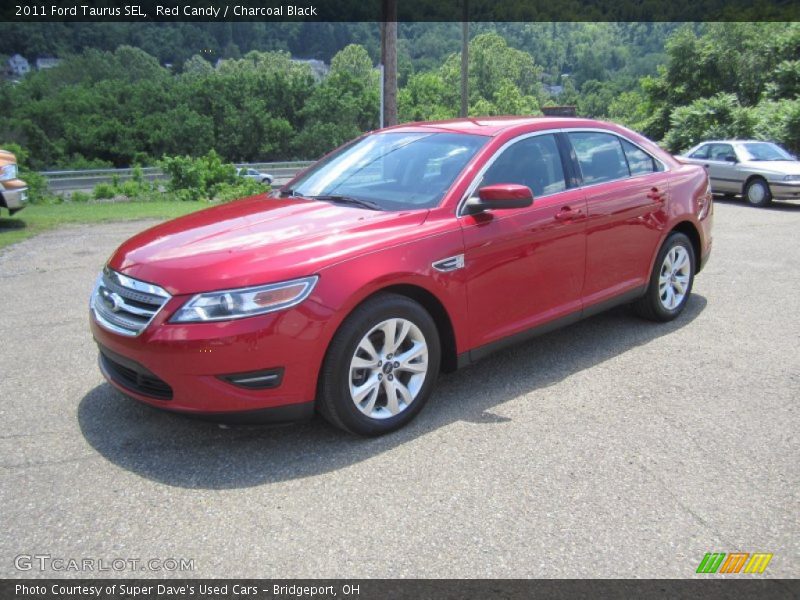 Red Candy / Charcoal Black 2011 Ford Taurus SEL
